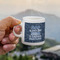 My Father My Hero Espresso Cup - 3oz LIFESTYLE (new hand)