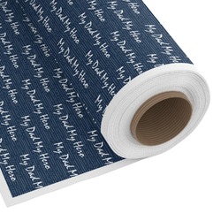 My Father My Hero Custom Fabric - Spun Polyester Poplin (Personalized)