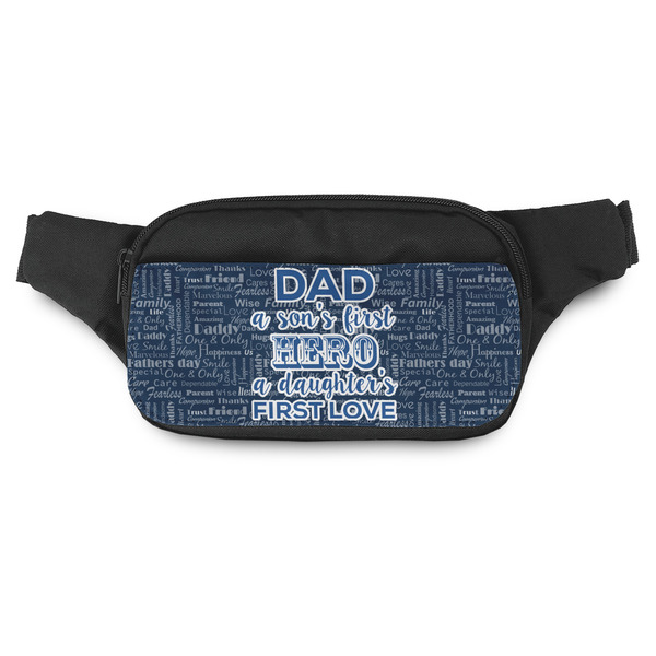 Custom My Father My Hero Fanny Pack - Modern Style