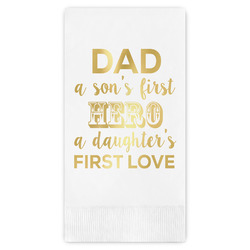 My Father My Hero Guest Napkins - Foil Stamped