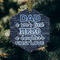 My Father My Hero Frosted Glass Ornament - Hexagon (Lifestyle)