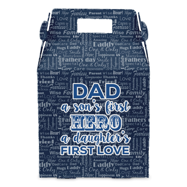 My Father My Hero Gable Favor Box - Front