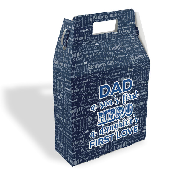 Custom My Father My Hero Gable Favor Box