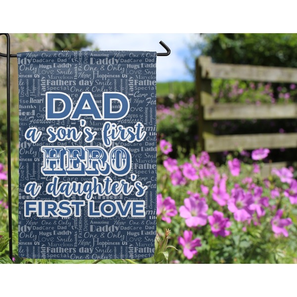 My Father My Hero Garden Flag - Outside In Flowers