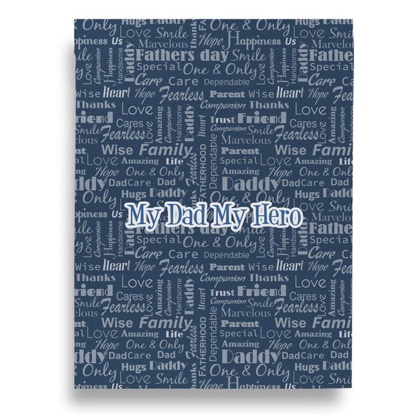 My Father My Hero Garden Flags - Large - Double Sided - BACK