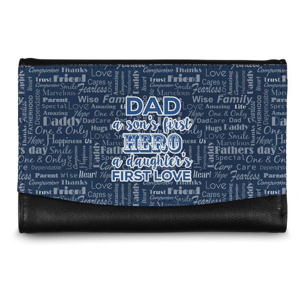Custom My Father My Hero Genuine Leather Women's Wallet - Small