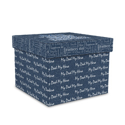 My Father My Hero Gift Box with Lid - Canvas Wrapped - Medium