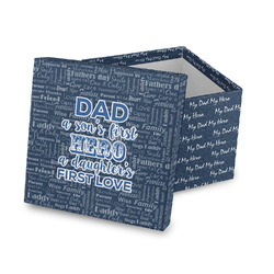 My Father My Hero Gift Box with Lid - Canvas Wrapped