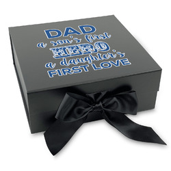My Father My Hero Gift Box with Magnetic Lid - Black