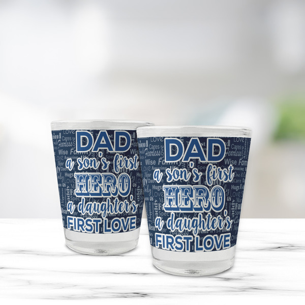 My Father My Hero Glass Shot Glass - Standard - LIFESTYLE