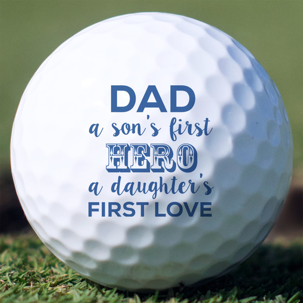 Custom My Father My Hero Golf Balls