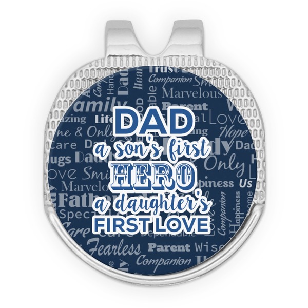My Father My Hero Golf Ball Hat Clip Marker - Apvl