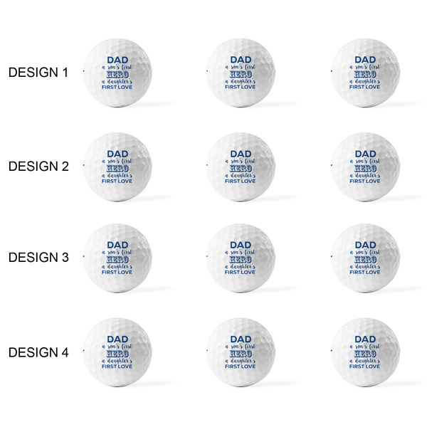 My Father My Hero Golf Balls - Titleist - Set of 12 - APPROVAL