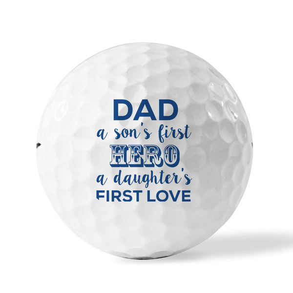 My Father My Hero Golf Balls - Titleist - Set of 12 - FRONT
