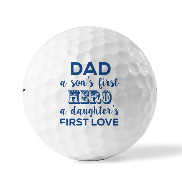 My Father My Hero Golf Balls - Titleist - Set of 3 - FRONT
