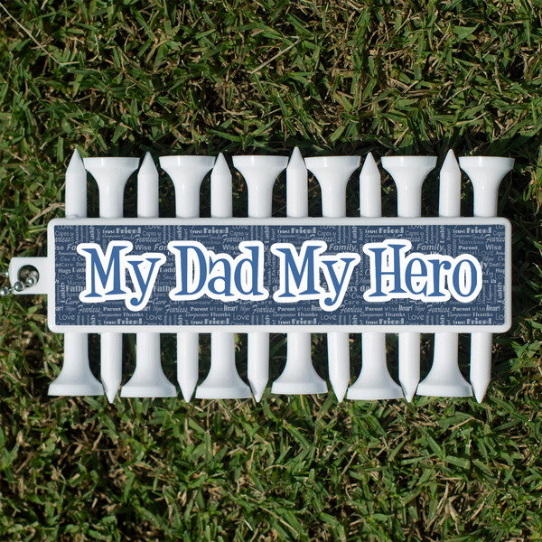 Custom My Father My Hero Golf Tees & Ball Markers Set (Personalized)