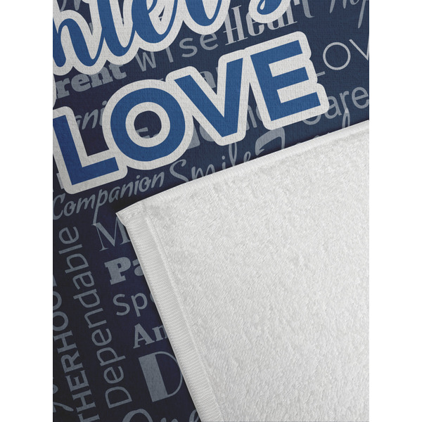 My Father My Hero Golf Towel - Detail