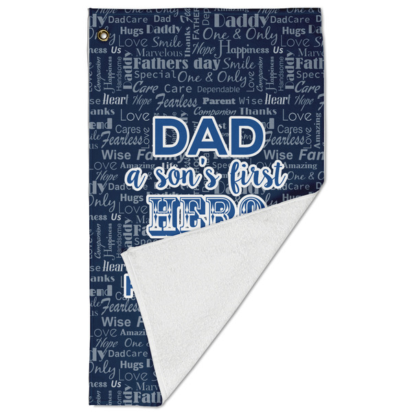 My Father My Hero Golf Towel - Folded (Large)
