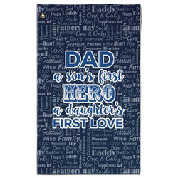 My Father My Hero Golf Towel - Poly-Cotton Blend - Large