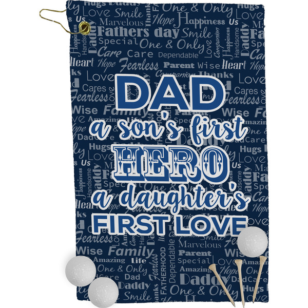 My Father My Hero Golf Towel (Personalized)