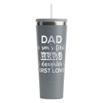 My Father My Hero RTIC Everyday Tumbler with Straw - 28oz - Grey - Single-Sided