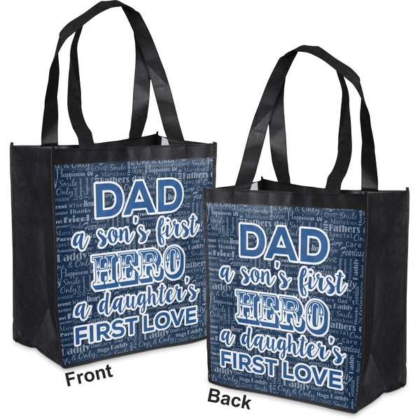 My Father My Hero Grocery Bag - Apvl
