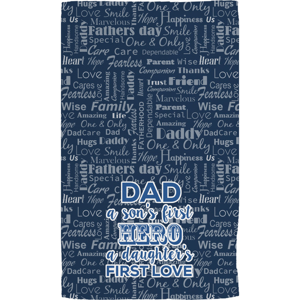 My Father My Hero Hand Towel (Personalized) Full