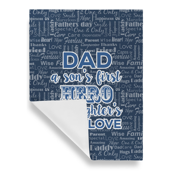 My Father My Hero House Flags - Single Sided - FRONT FOLDED