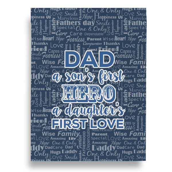 My Father My Hero House Flags - Single Sided - FRONT