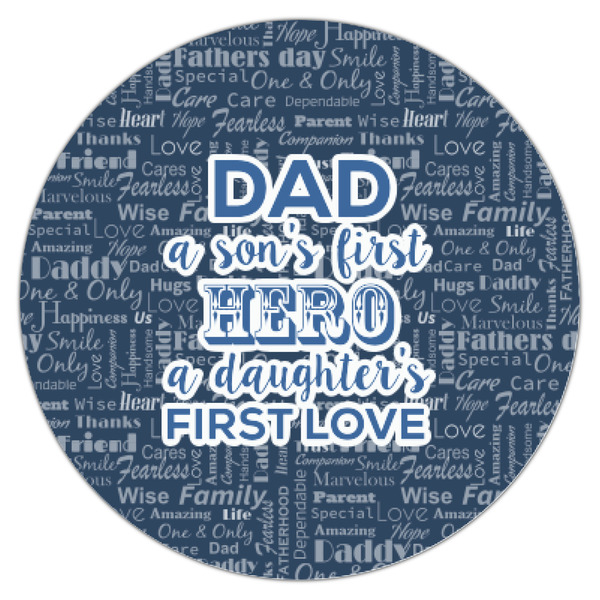 My Father My Hero Icing Circle - XSmall - Single