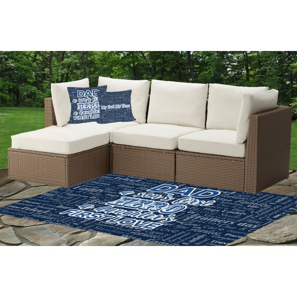 My Father My Hero Indoor / Outdoor Rug & Cushions