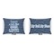 My Father My Hero Indoor Rectangular Burlap Pillow (Front and Back)