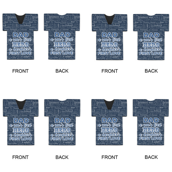 My Father My Hero Jersey Bottle Cooler - Set of 4 - APPROVAL