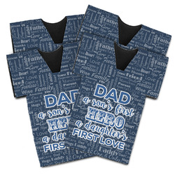 My Father My Hero Jersey Bottle Cooler - Set of 4