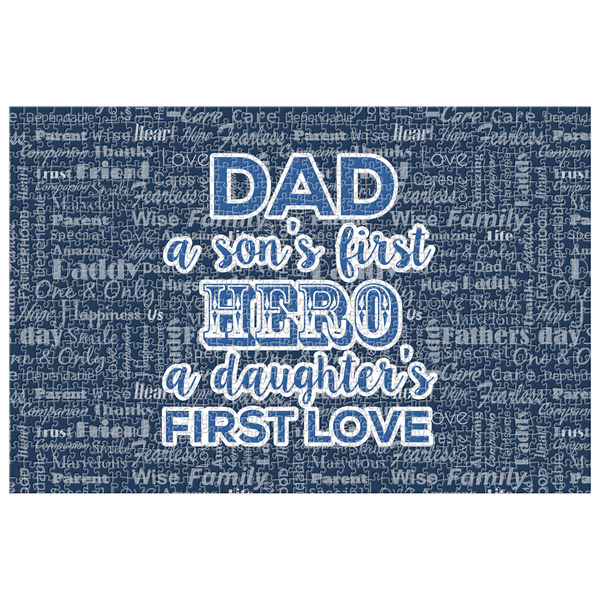 Custom My Father My Hero Jigsaw Puzzle - 1000-piece