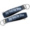 My Father My Hero Key-chain - Metal and Nylon - Front and Back