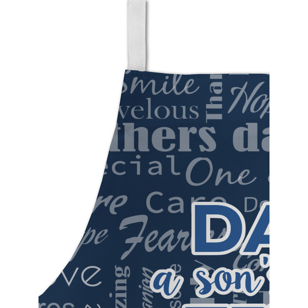 My Father My Hero Kid's Aprons - Detail