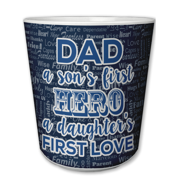 Custom My Father My Hero Plastic Tumbler 6oz