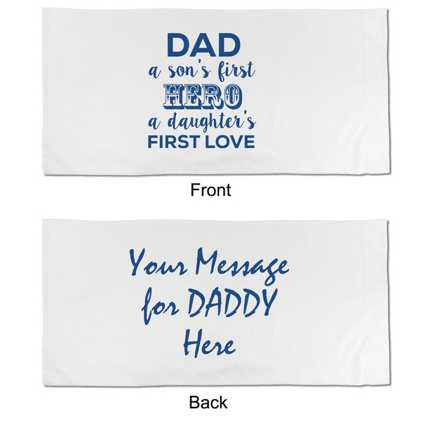 My Father My Hero King Pillow Case - APPROVAL (partial print)