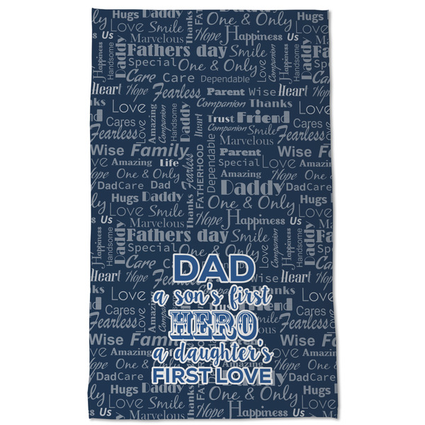 My Father My Hero Kitchen Towel - Poly Cotton - Full Front