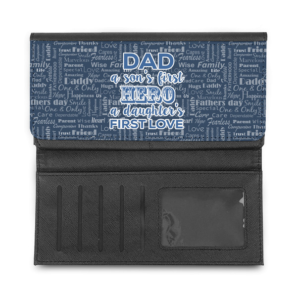 My Father My Hero Ladies Wallet - Half Way Open