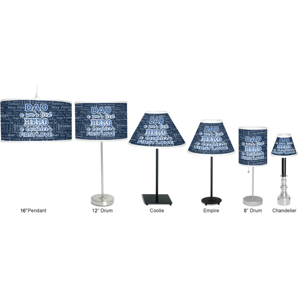 My Father My Hero Lamp Full View Size Comparison