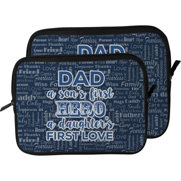 My Father My Hero Laptop Sleeve (Size Comparison)