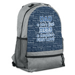 My Father My Hero Backpack - Grey