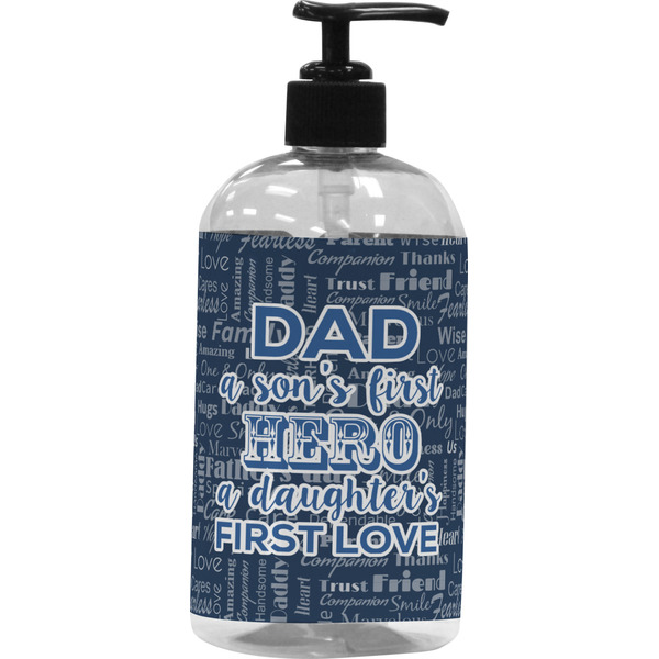 Custom My Father My Hero Plastic Soap / Lotion Dispenser