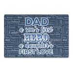 My Father My Hero Large Rectangle Car Magnet