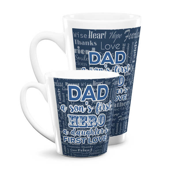 My Father My Hero Latte Mugs Main