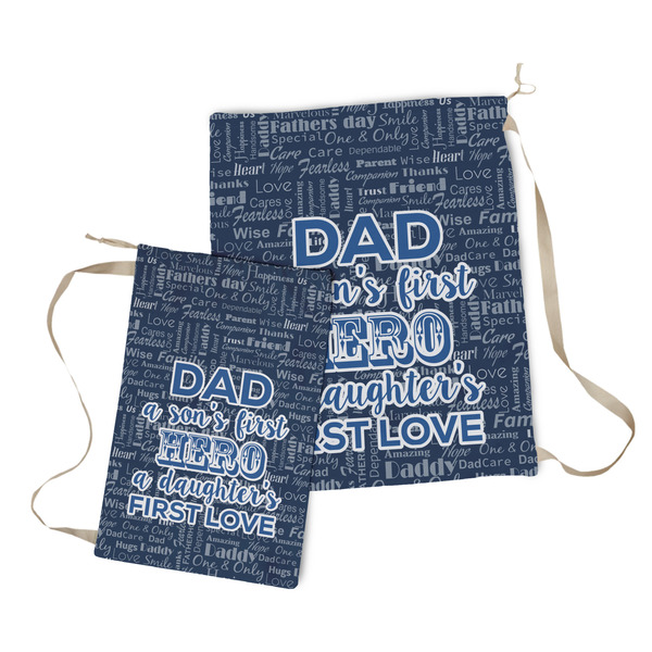 My Father My Hero Laundry Bag - Both Bags
