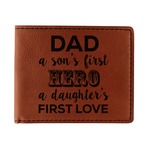 My Father My Hero Leatherette Bifold Wallet