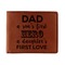 My Father My Hero Leather Bifold Wallet - Single